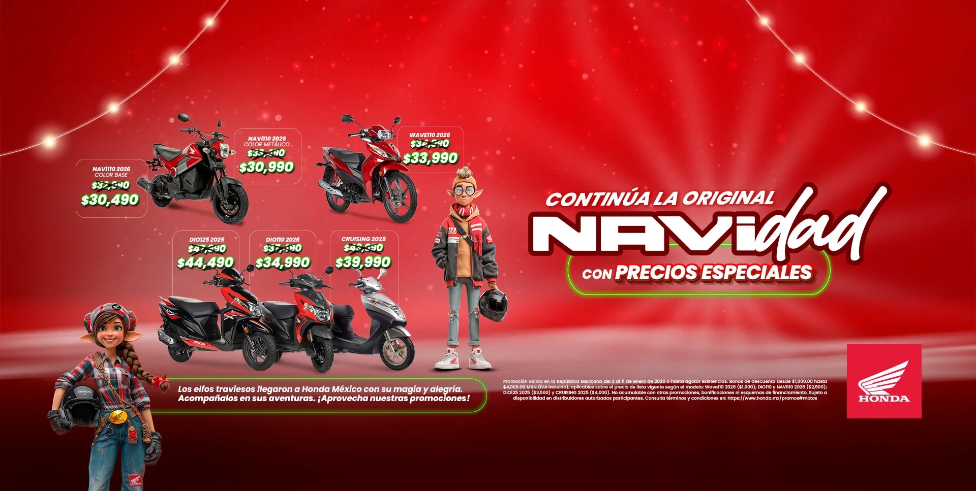 banner of NAVIDAD CONTINUA BAJA 2025
